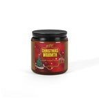 Christmas Warmth Soy Candle — Amber Jar (Holiday Scented Candle)