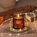Christmas Warmth Soy Candle — Amber Jar (Holiday Scented Candle)