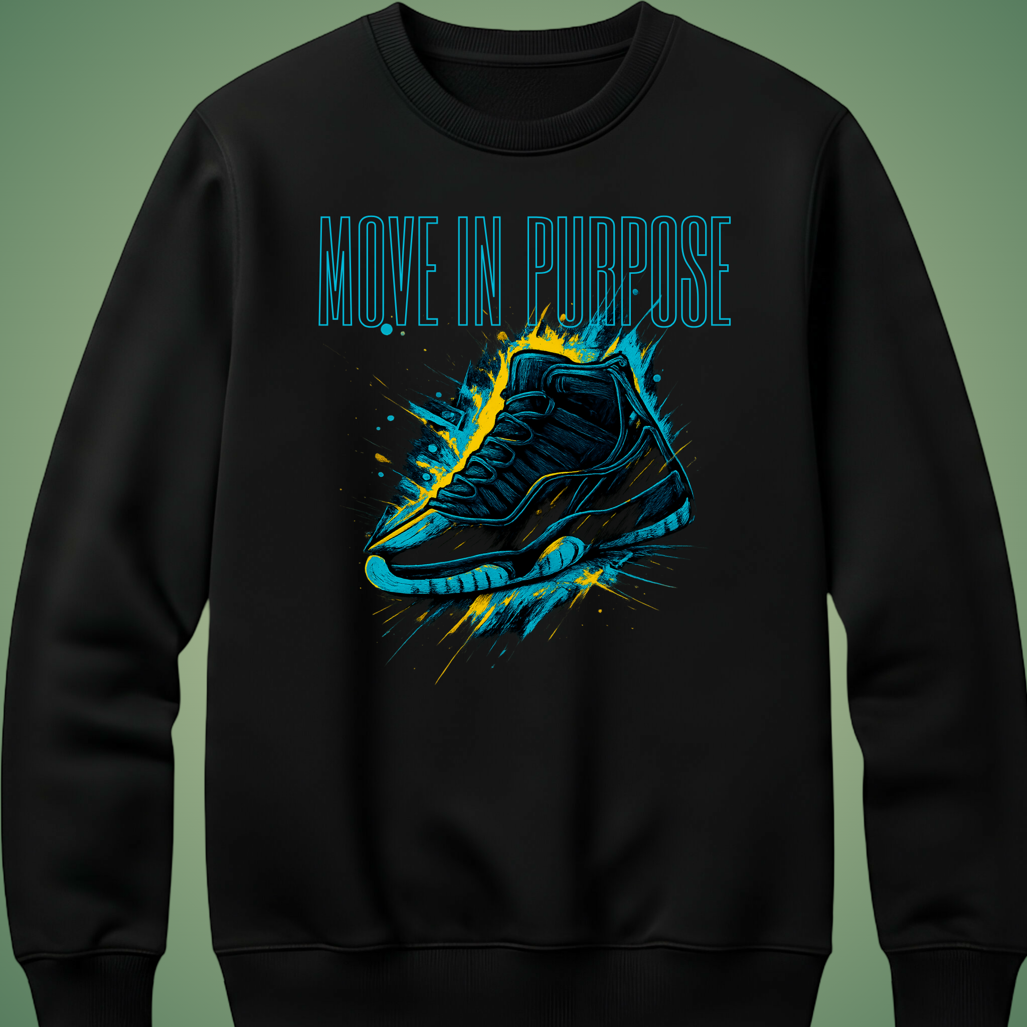 “Move In Purpose” Crewneck – Gamma 11 Inspired