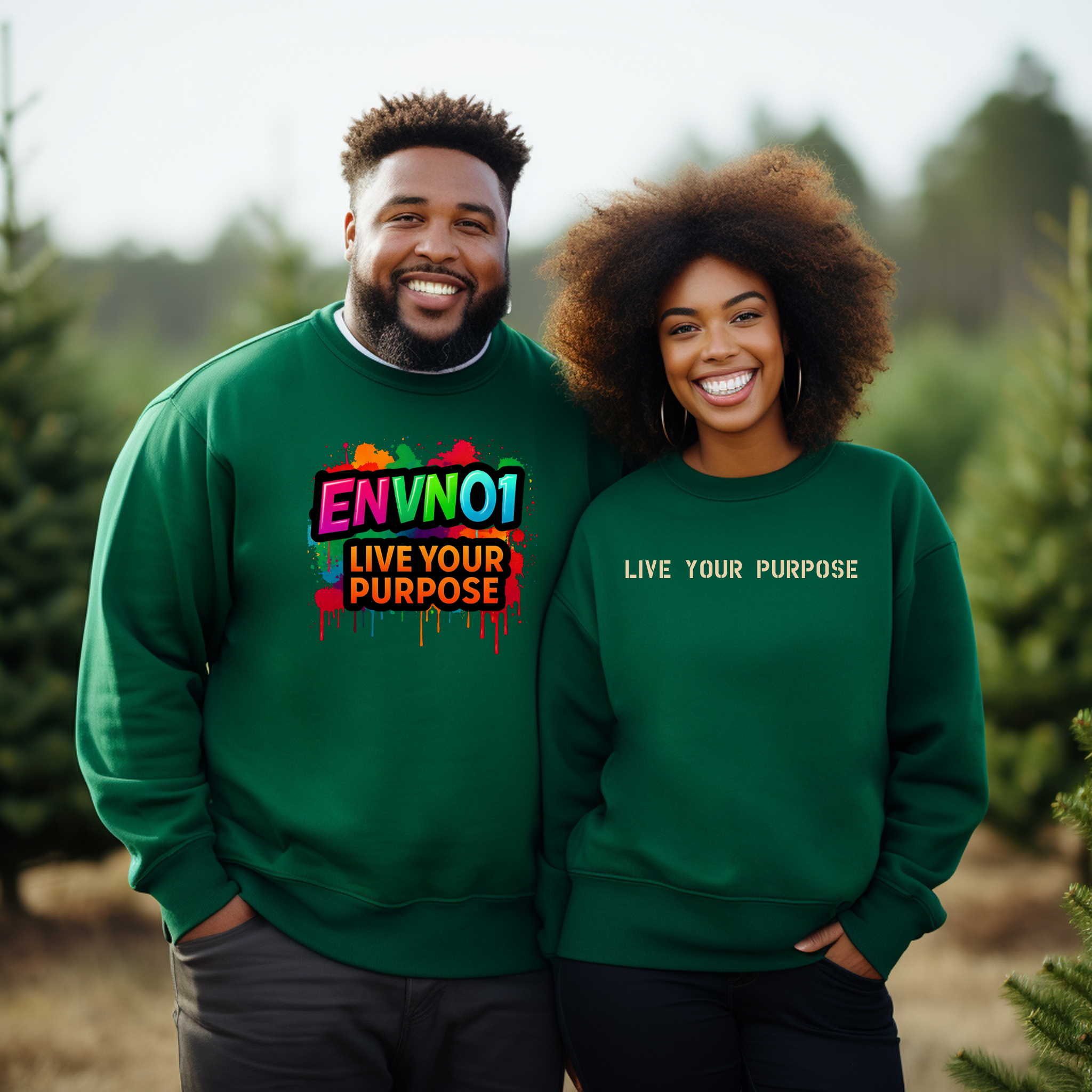 🔥 ENVNO1 Colorsplash Crewneck
