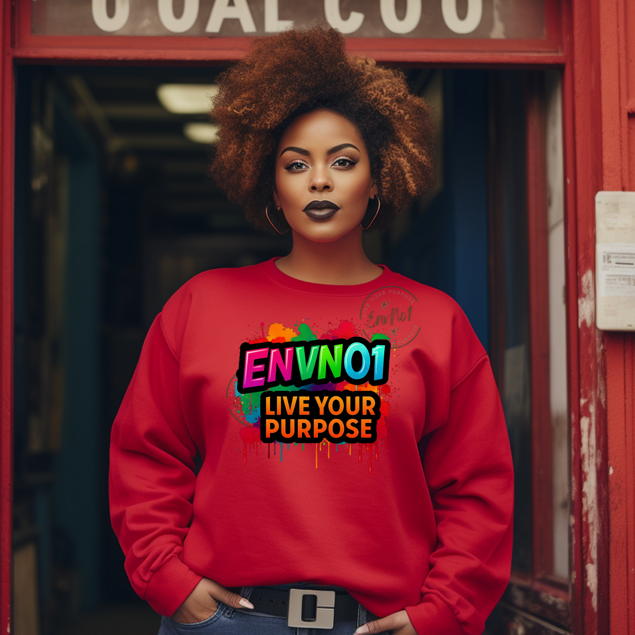 🔥 ENVNO1 Colorsplash Crewneck