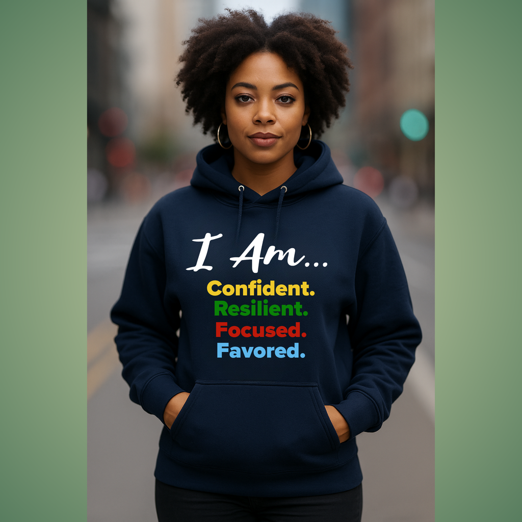 🖤 I Am... Affirmation Hoodie (Black or Navy)