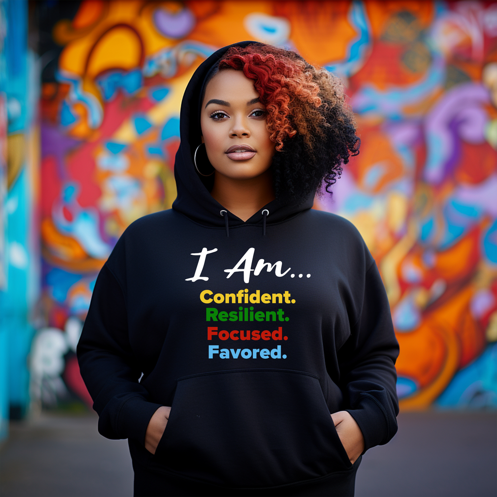 🖤 I Am... Affirmation Hoodie (Black or Navy)
