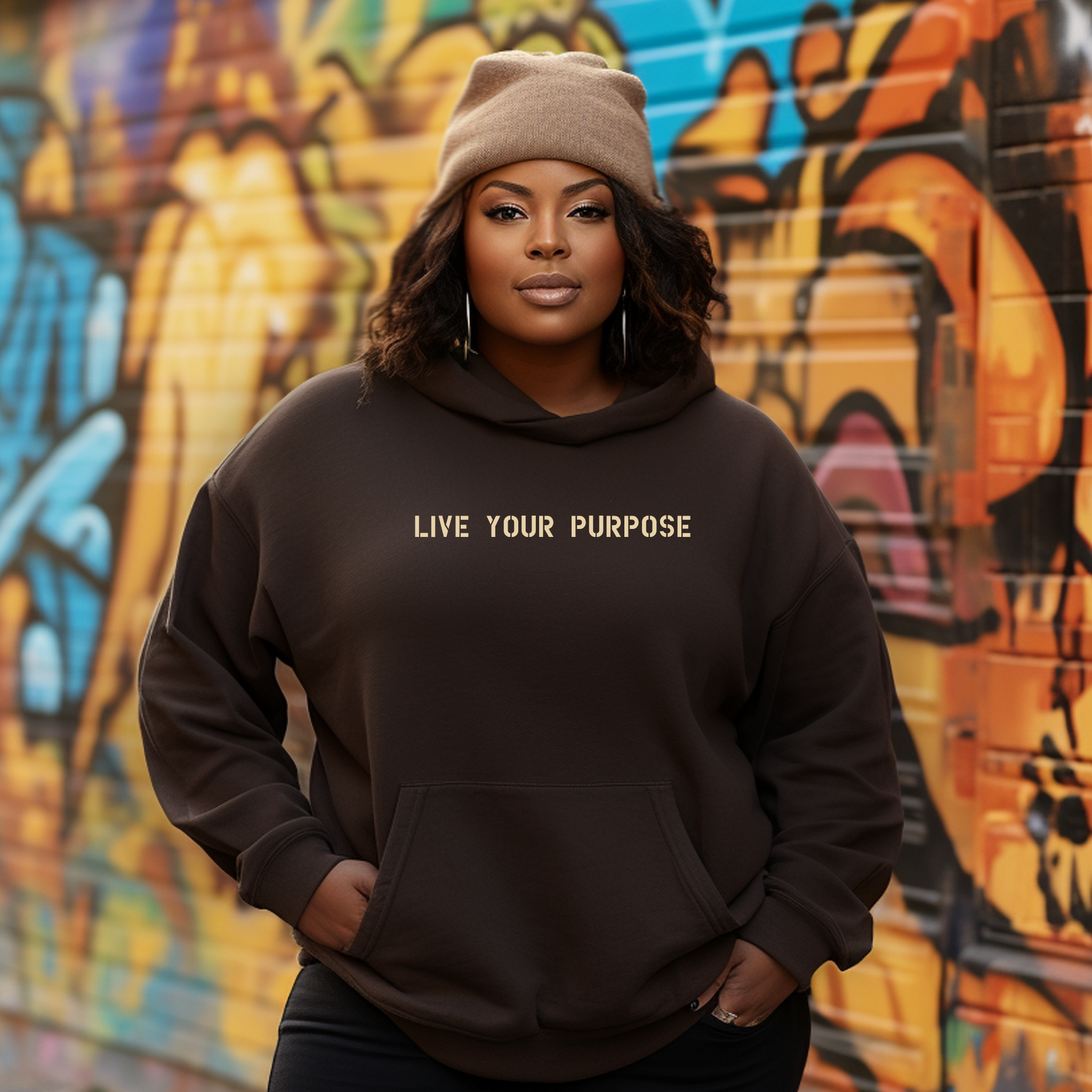 LIVE YOUR PURPOSE Hoodie – ENVNO1