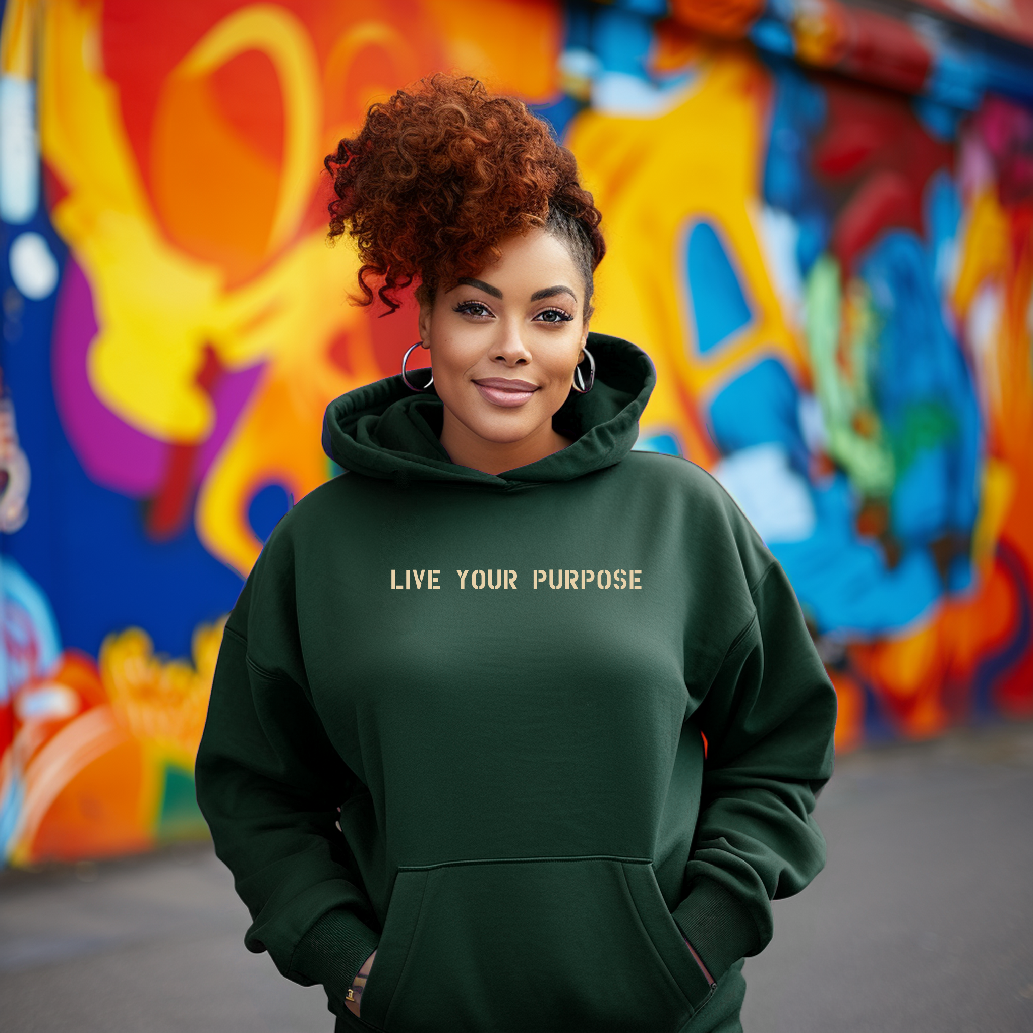 LIVE YOUR PURPOSE Hoodie – ENVNO1
