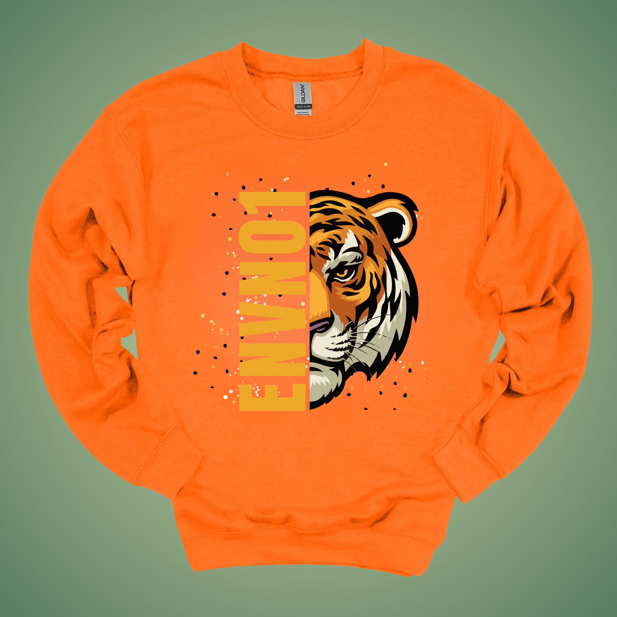ENVNO1 “Tiger Split” Crewneck